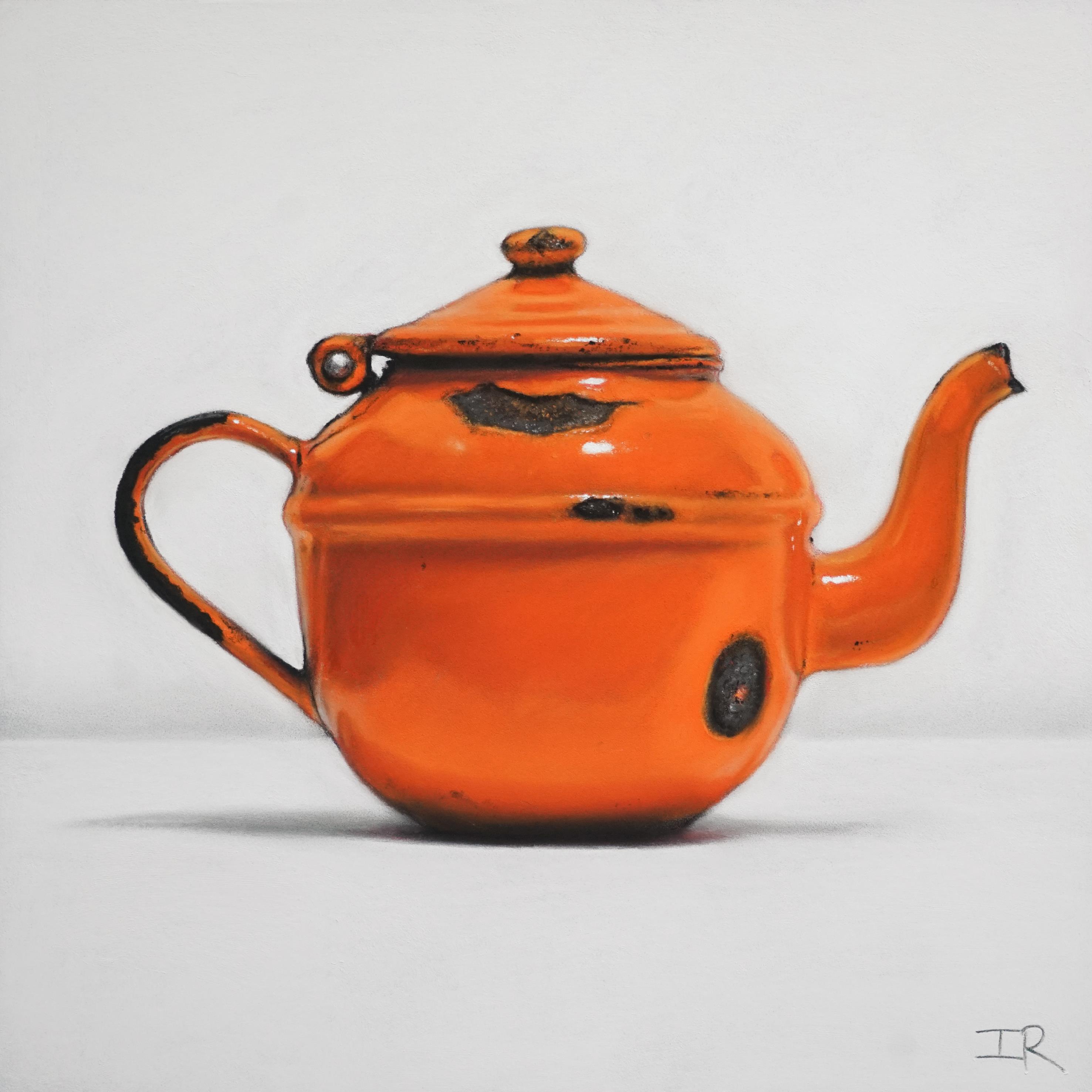 Rawling Ian Little Orange Teapot jpg