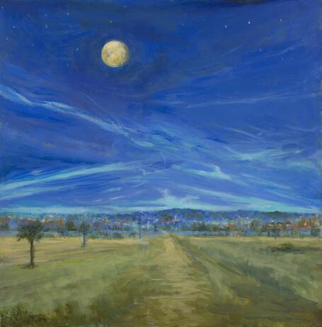 Boisseau Annie Night Sky with Full Moon jpg