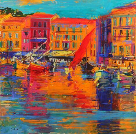 Graham Peter The Red Sail Saint Tropez jpg