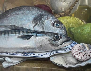 Still Life with a Gilt-Head Bream and a Mackerel