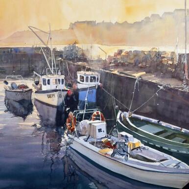 068 - Crail Harbour Evening Light