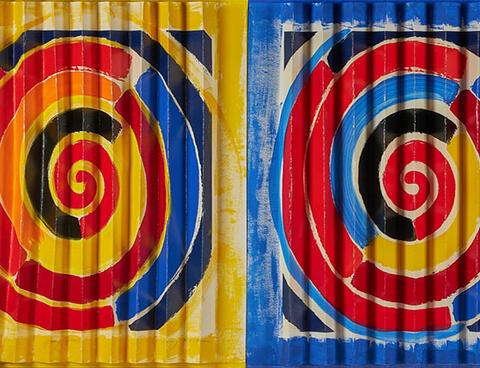 Square SIR TERRY FROST R.A. (BRITISH 1915-2003) SPRING SPIRALS, 1997 - LYON & TURNBULL MODERN MADE.jpg