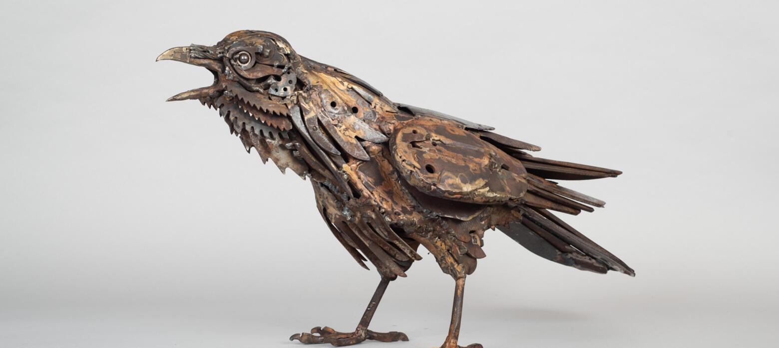 Raven Sculpture