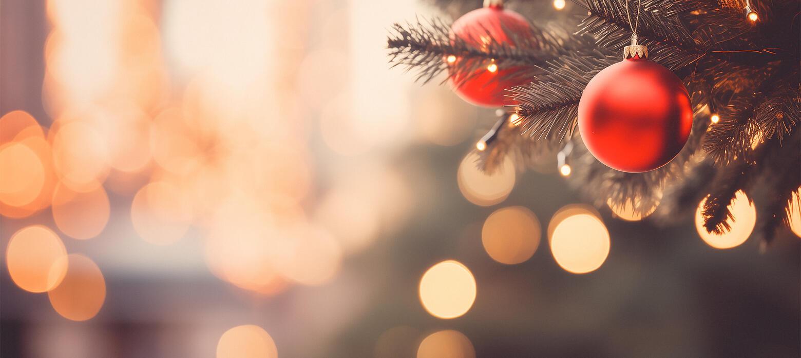 Baubles on Christmas Tree