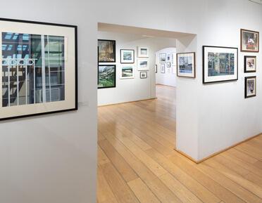 image of works hanging in north gallery